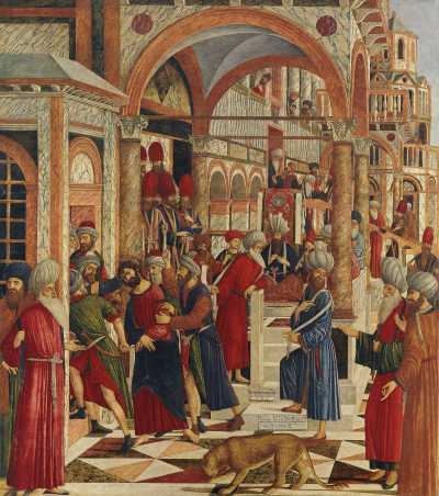 Enlarged view: Giovanni Mansueti - The Arrest of St. Mark