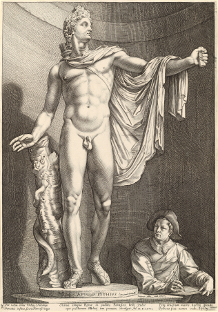 Enlarged view: Hendrick Goltzius, Apollo von Belvedere